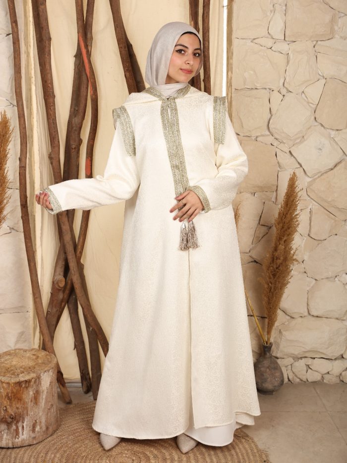 Embroidered Moroccan Kaftan 1