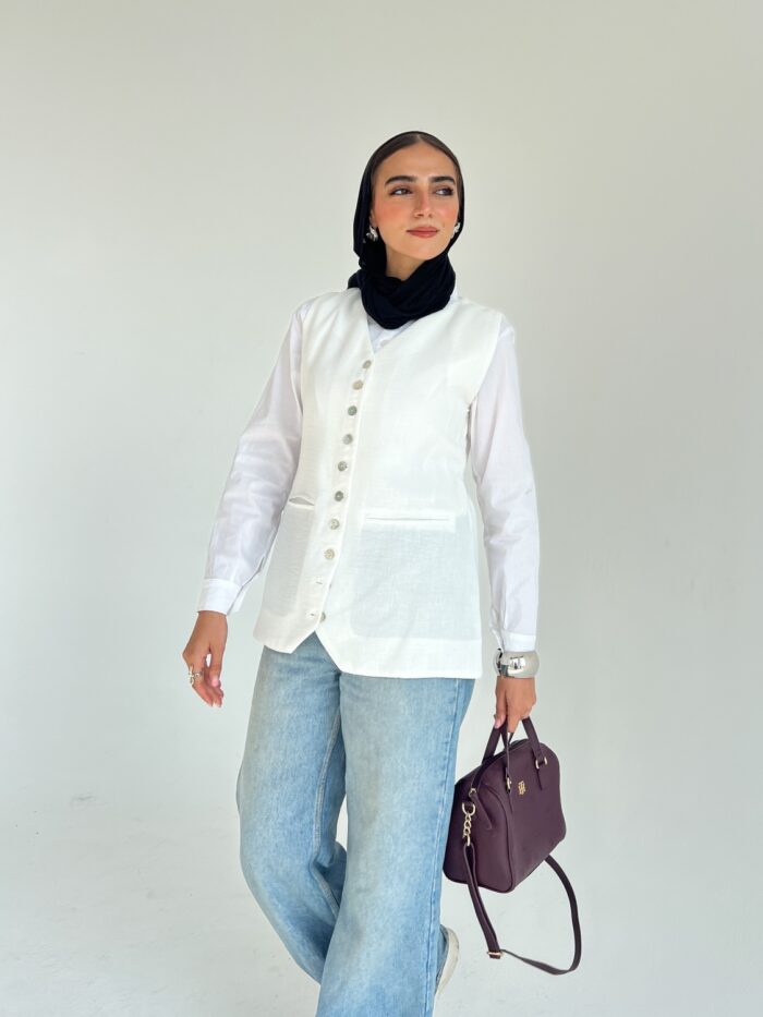 Linen Vest - Image 2