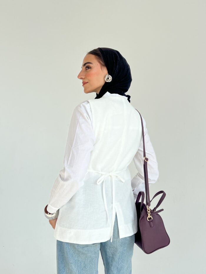 Linen Vest - Image 4