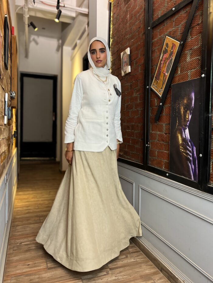 Linen Flowy Skirt