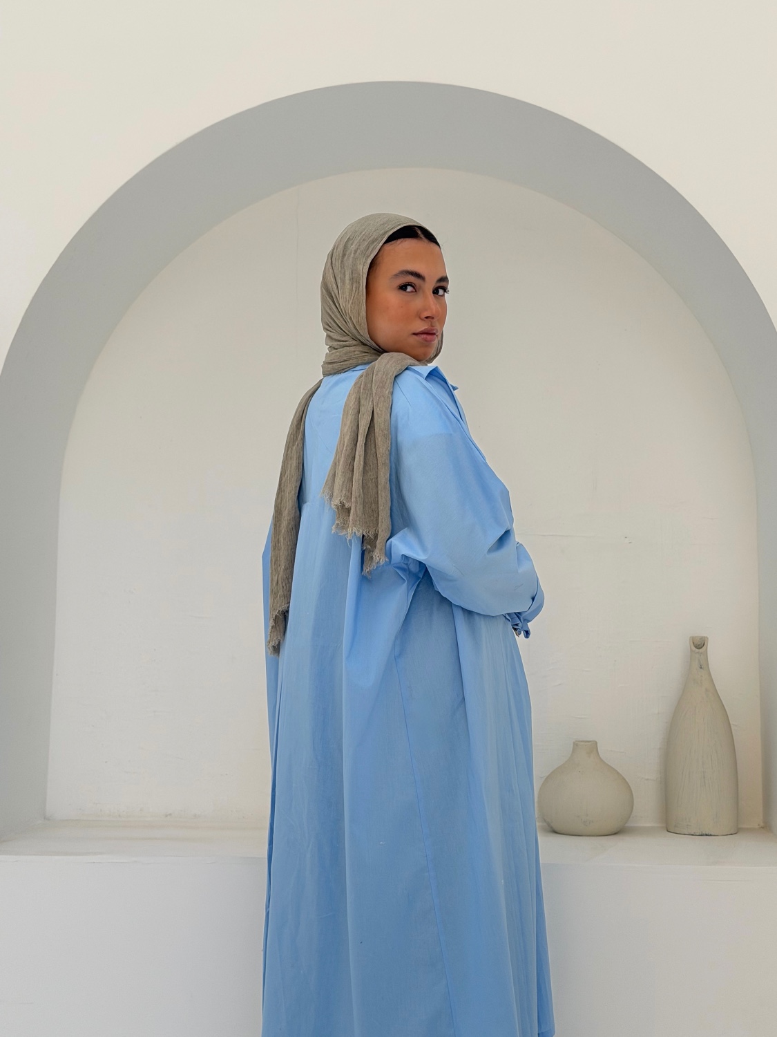 Seashell Shirt Dress - Image 11