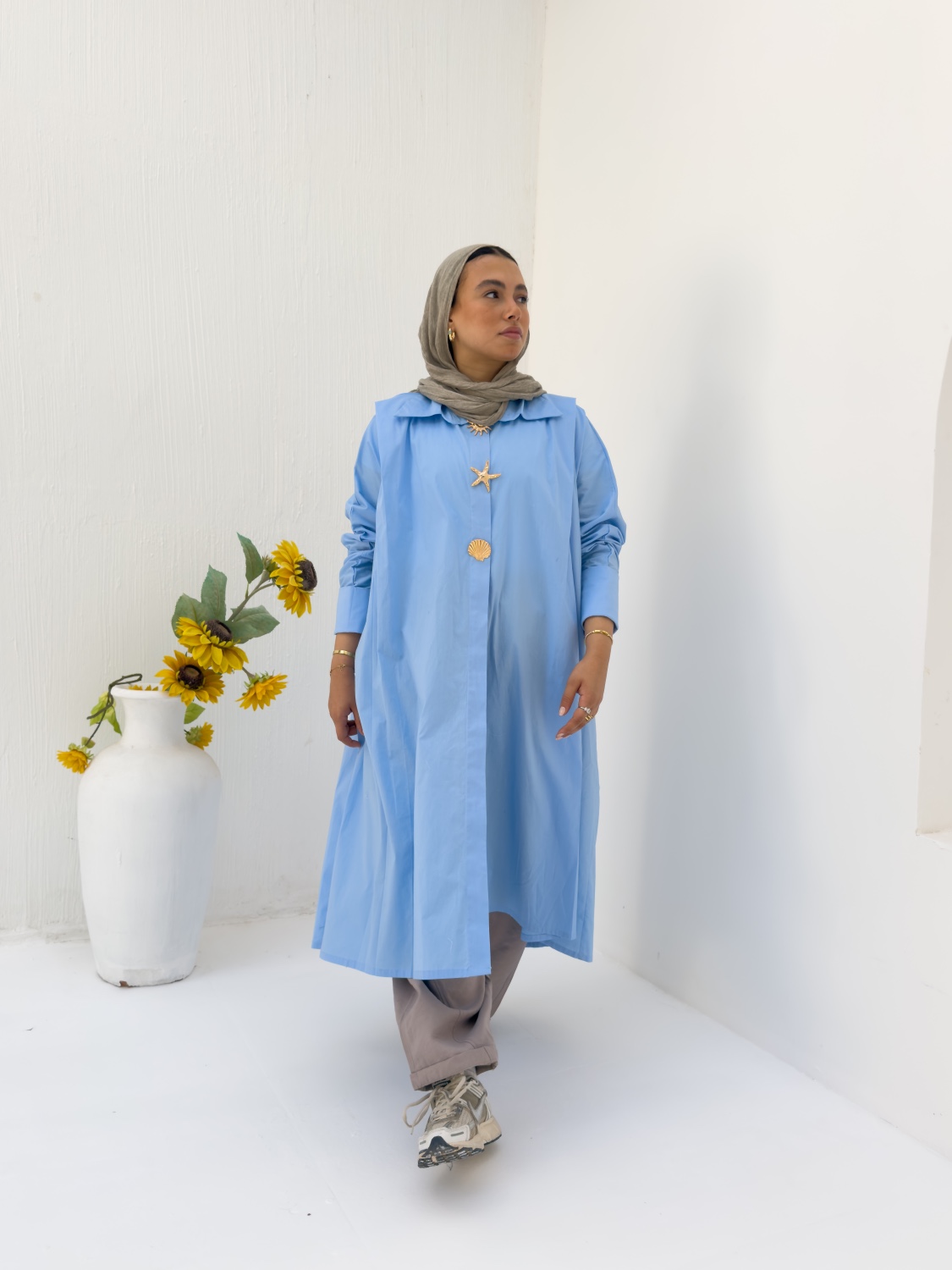 Seashell Shirt Dress - Image 2
