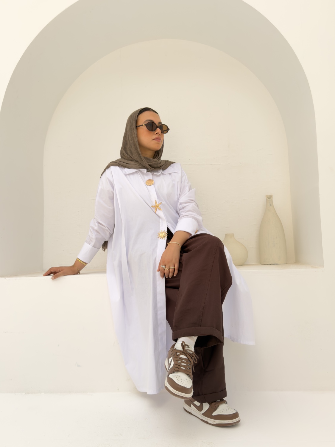 Seashell Shirt Dress - Image 10