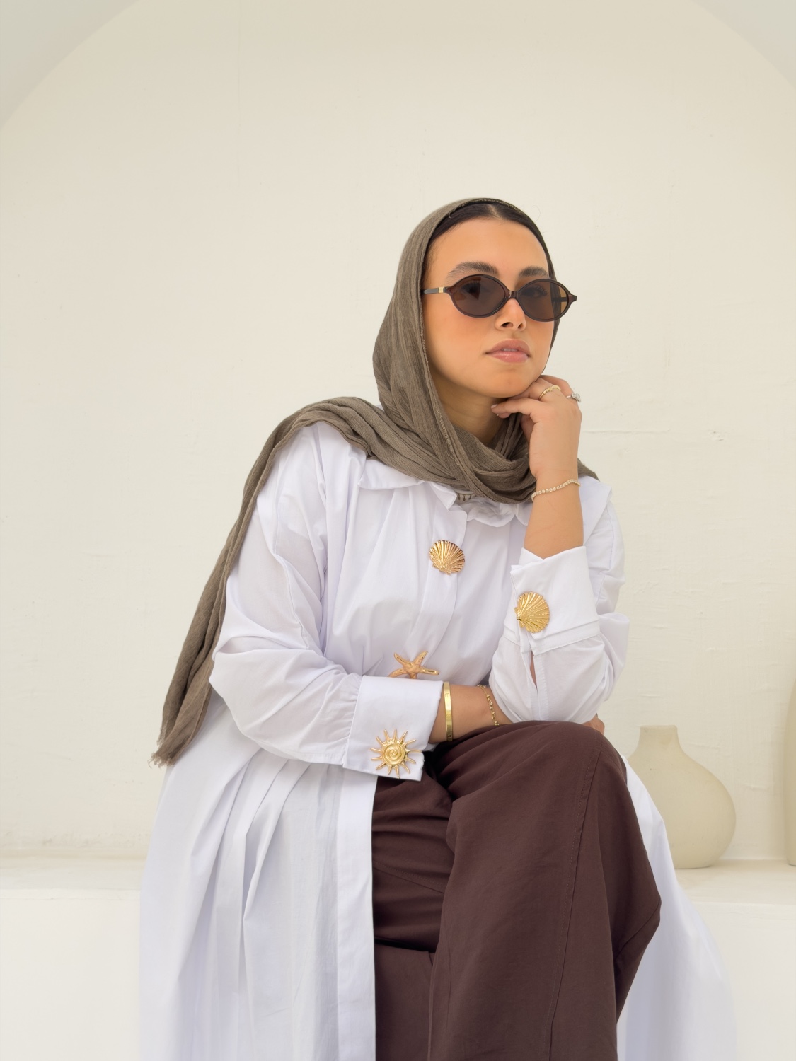 Seashell Shirt Dress - Image 8